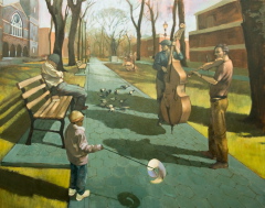 Painting titled Balance